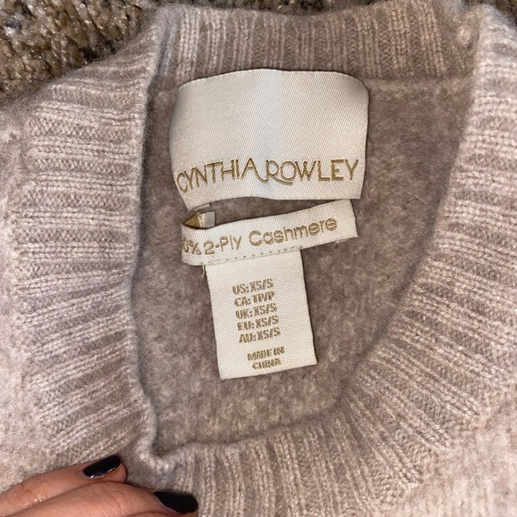 Cynthia Rowley cashmere sweater - Picture 2 of 2